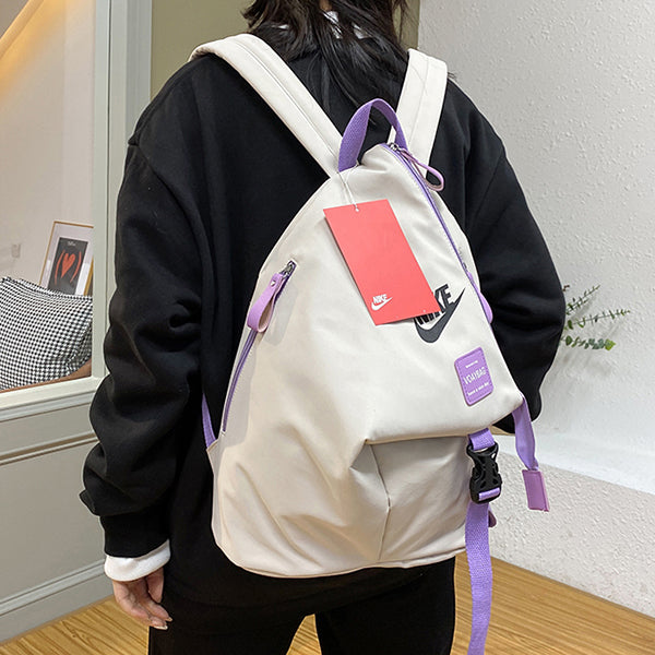 Nike New street trend solid color simple Backpack