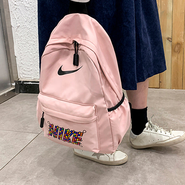 Nike New street trend solid color simple Backpack