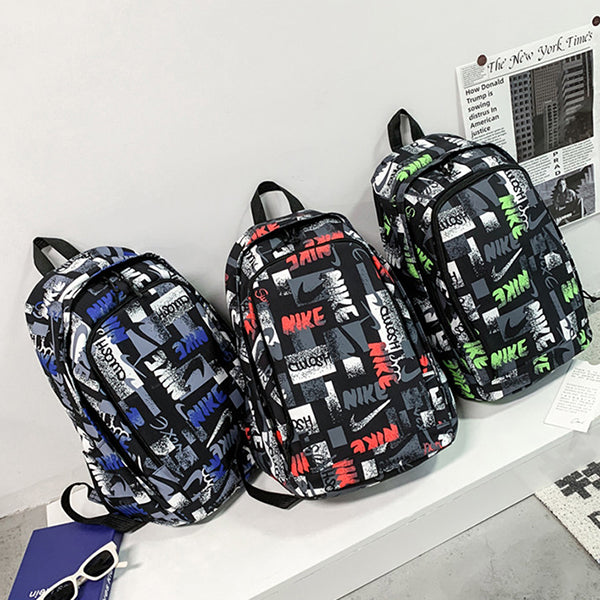 Nike New street trend solid color simple Backpack