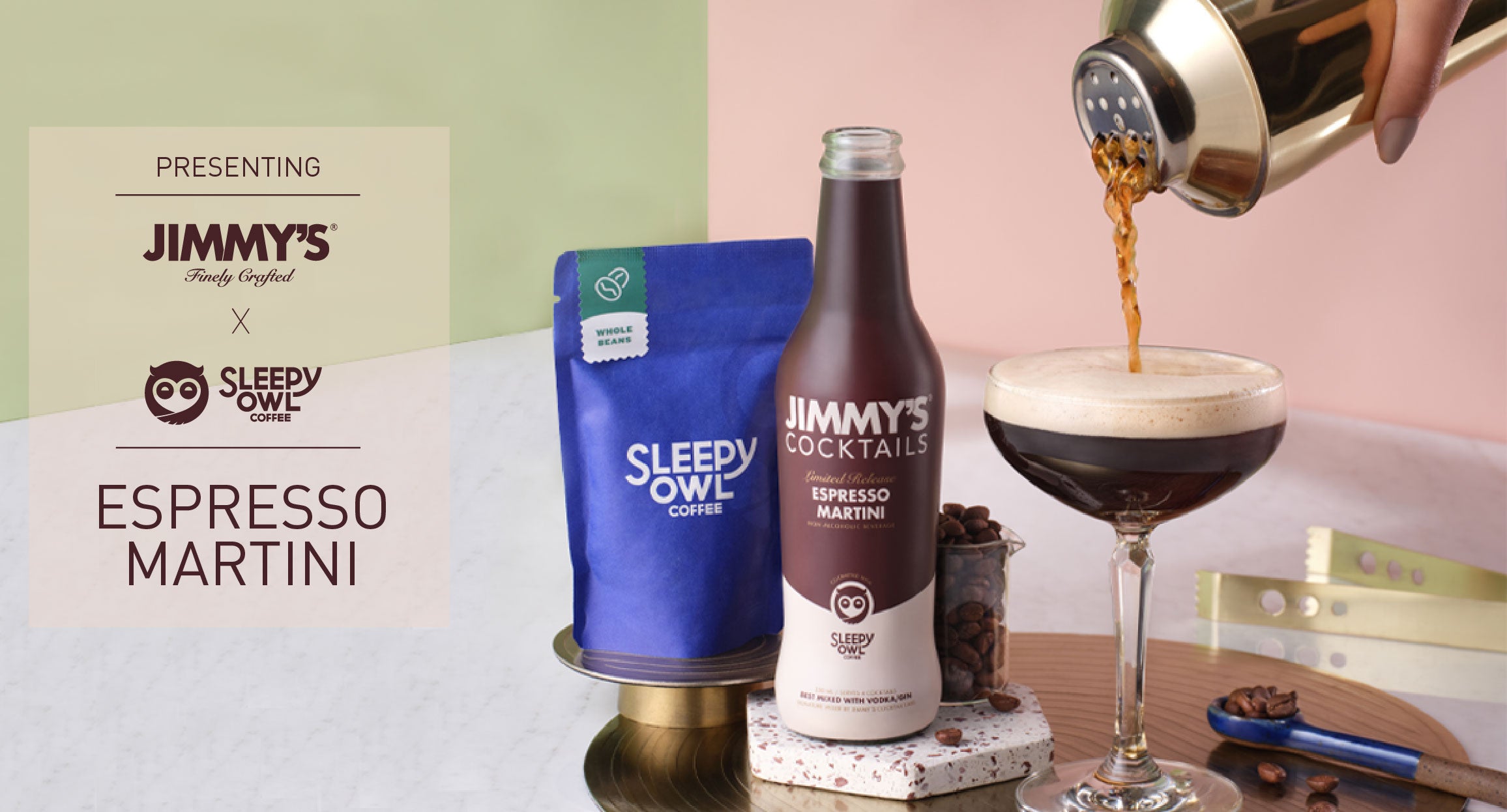 Jimmy's collaborates with Sleepy Owl Coffee to launch an Espresso Martini  Cocktail mixer - Hotelier India
