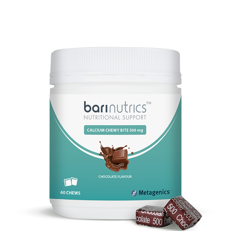Calcium Chewy Bites 500 Mg Chocolate Barinutrics 6299
