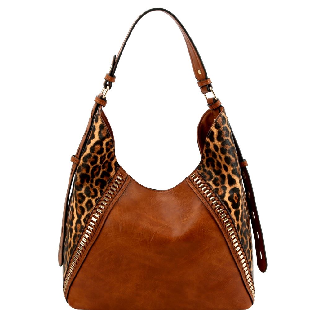 leopard print hobo bag