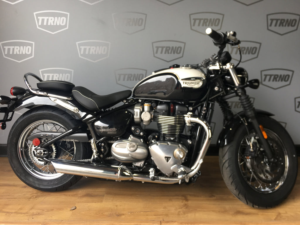 2019 Triumph Bonneville Speedmaster - Fusion White/Phantom Black – The ...