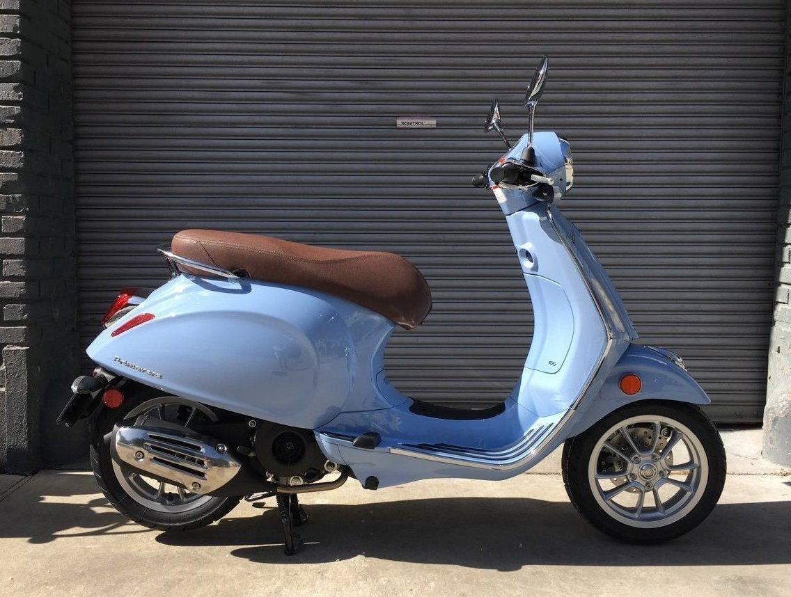 2019 Vespa Primavera 150 Azzuro Incanto The Transportation