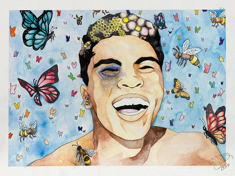 Float Like A Butterfly Sting Like A Bee Muhammad Ali Artistic Transfer Llc