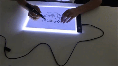 Light Up LED Drawing Board Tracing Pad – Dealz 4 Kidz