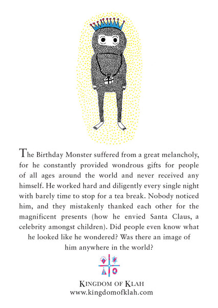The Birthday Monster Gift Card