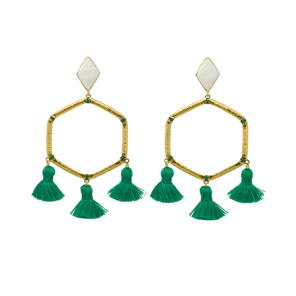 Green M&M Earrings – Green Planet Designs