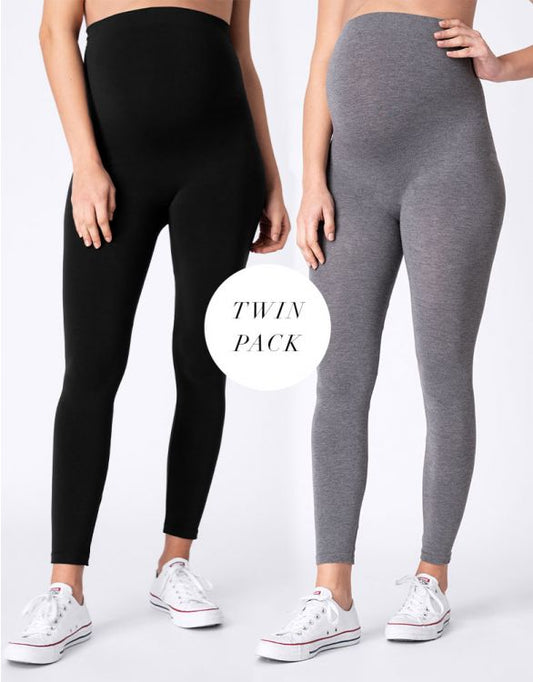 Buy Seraphine Seamless Post-Maternity Black Leggings from Next Malta