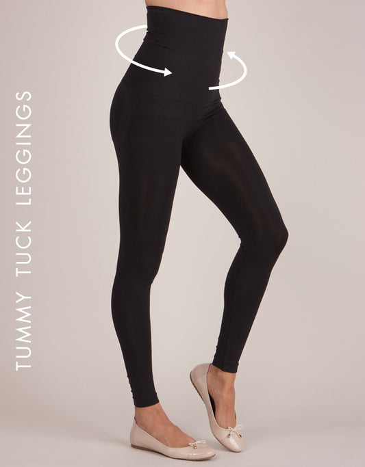 Seraphine Bamboo Maternity Leggings Tammy – Grey & Black Two-Pairs