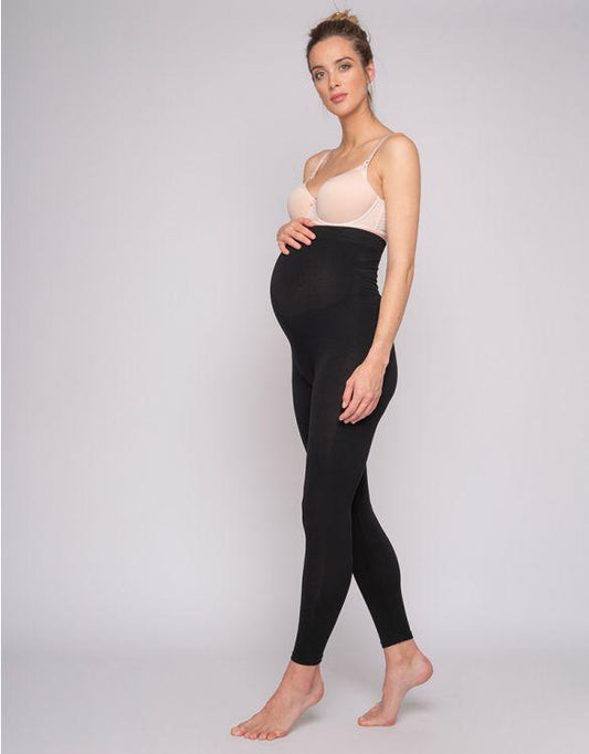 Seraphine Maternity Leggings Tammy - Grey & Black Twin Pack