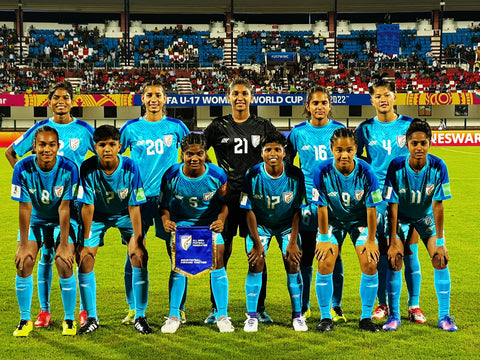 U17 Indian Women's Team. Credits: Indian Football Team Twitter