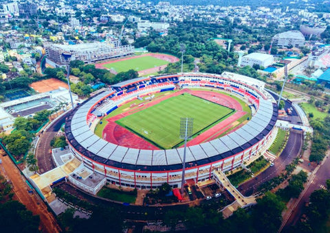 Kalinga Stadium, Bhubaneswar. Credits: OdishaBytes