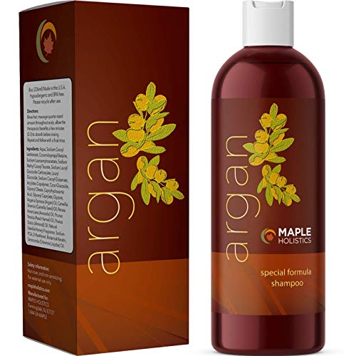Pure Argan Oil Hair Growth Therapy Shampoo - Sulfate Free Dandruff Sha –