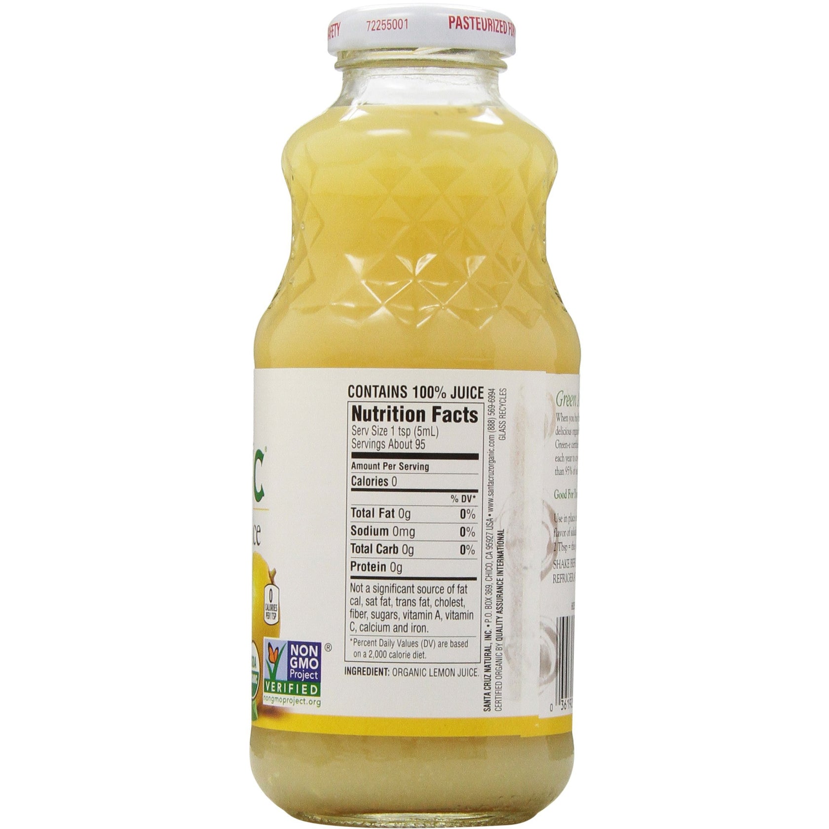 Santa Cruz Organic Lemon Juice, 16 oz – daniellewalkerenterprises