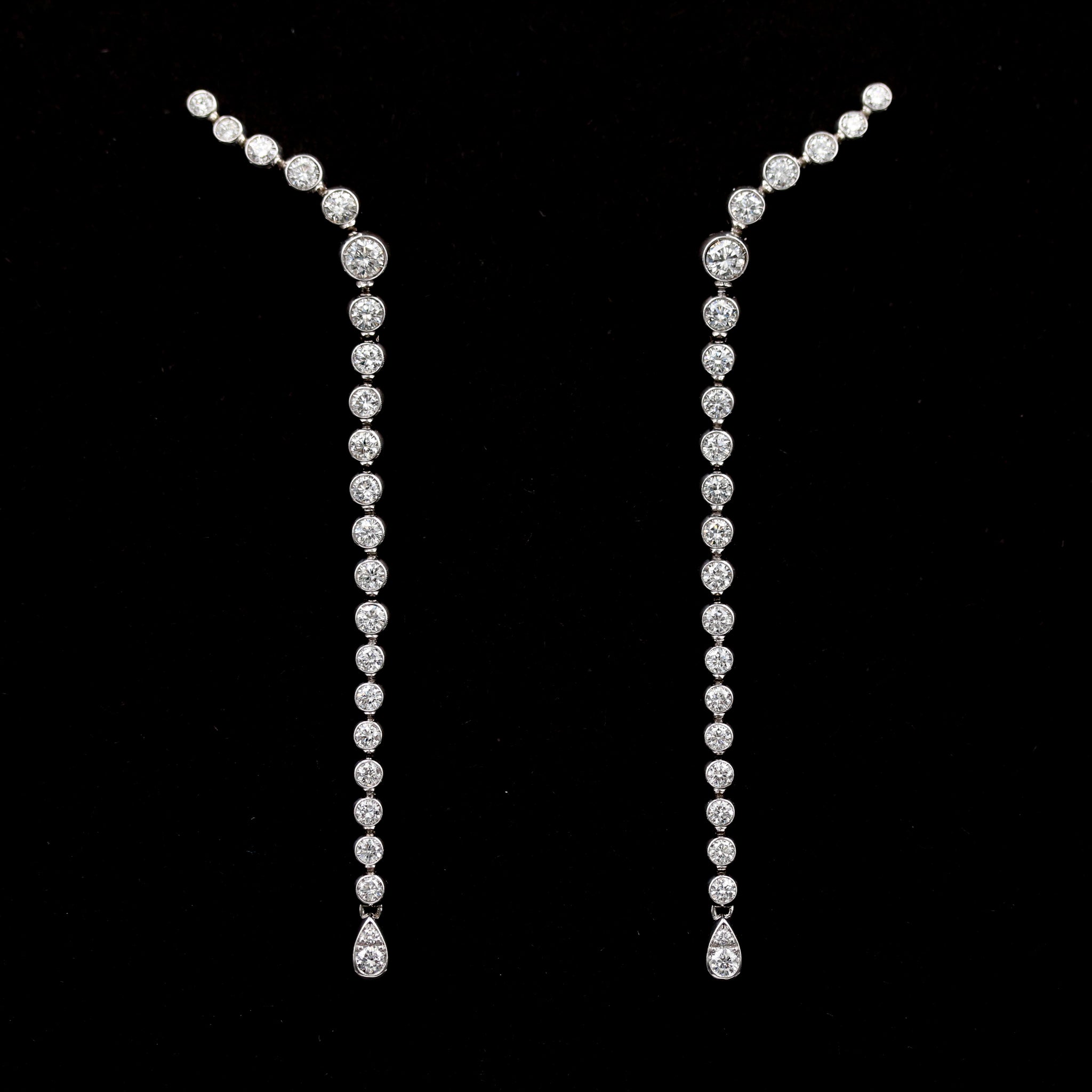 long earrings diamond