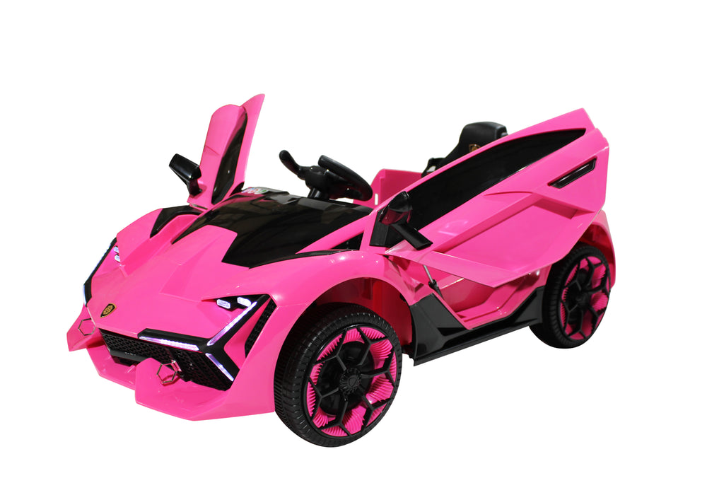 pink lamborghini kid car