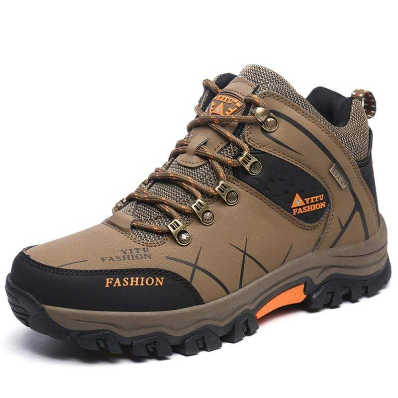 AU Men Big Size Waterproof Hiking Shoes 