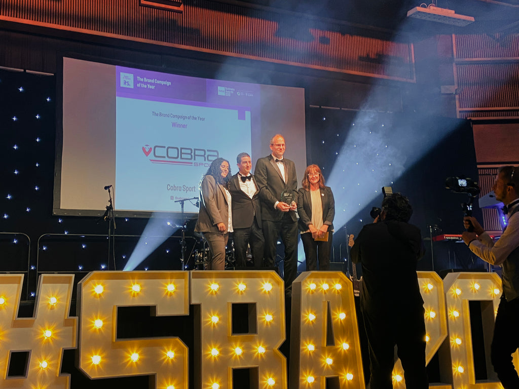 Cobra Sport Exhausts - Nick Cockman - Head of Marketing and Jake Wilmott - Business Development Manager collecting prestigious award