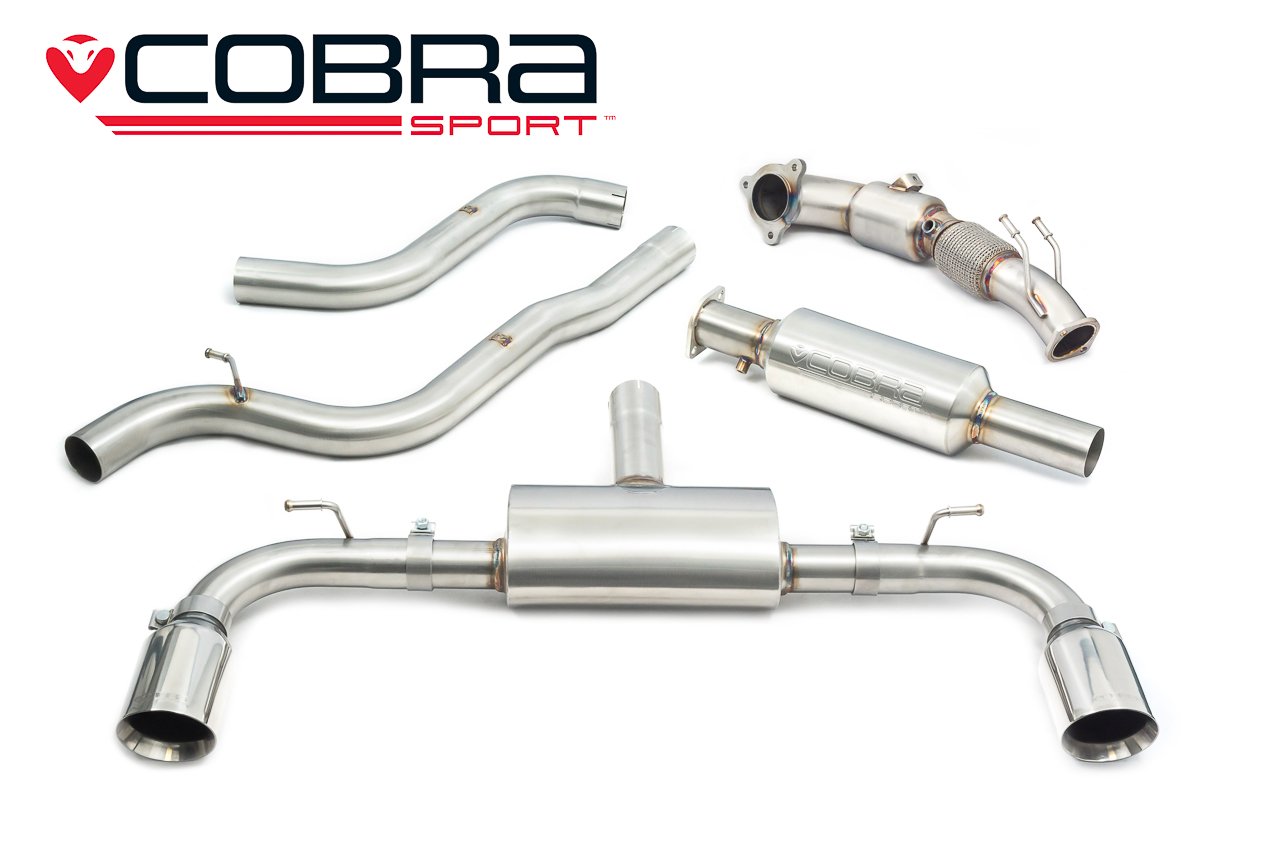 Ford Focus ST Mk4 Turbo Back Exhaust Upgrade - Sports Cat Downpipe Exhaust by Cobra Sport