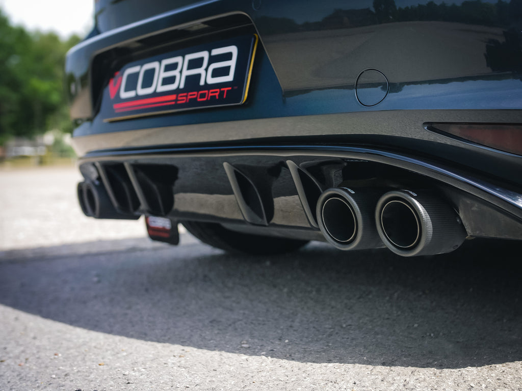 Cobra Sport VW Golf GTI Quad Exit Carbon Fibre Cobra Sport Tips