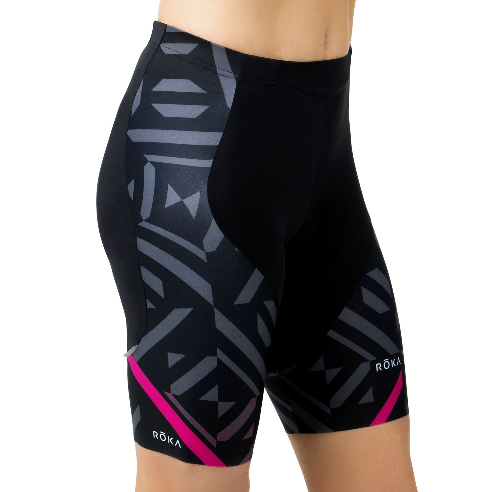 ROKA Womens Cycling Pro Short (Magenta) | ROKA