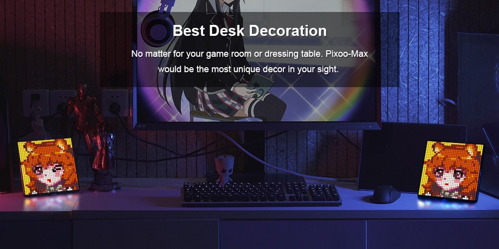 Divoom Pixoo Max LED Digital Frame Pixel Art Programmabile