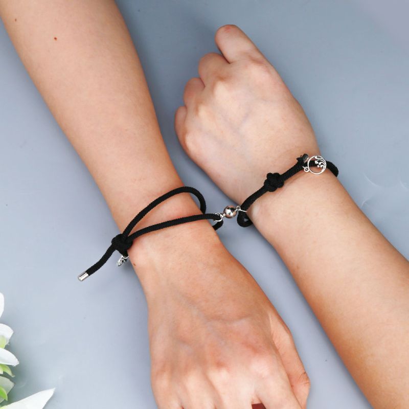 Custom Engraved Magnetic Couple Bracelet Set  CoupleGiftscom  Reviews on  Judgeme