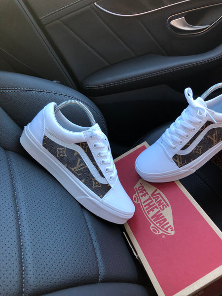 white lv vans