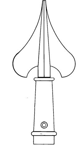 Spearhead Finial