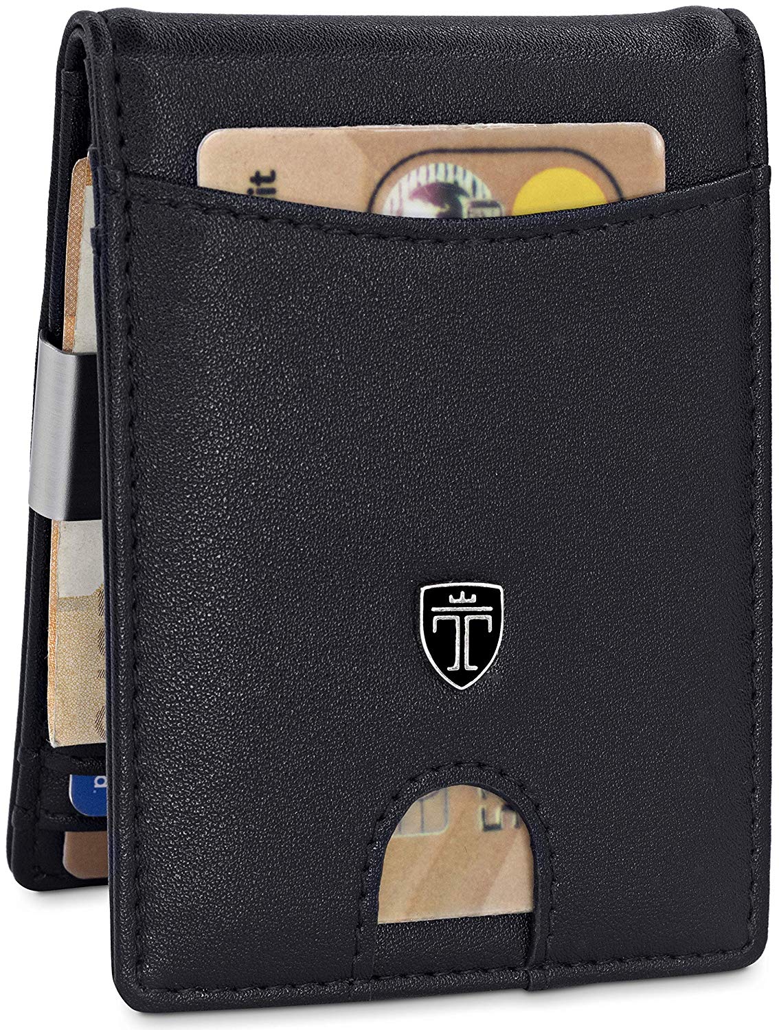 TRAVANDO ® Slim Wallet with Money Clip