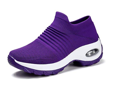 Womens Walking Shoes Breathable Fashion Mesh Sneakers Slip On