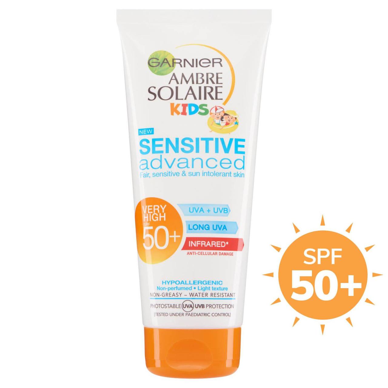 Garnier solaire kids. Garnier Ambre solaire SPF 50 Kids.