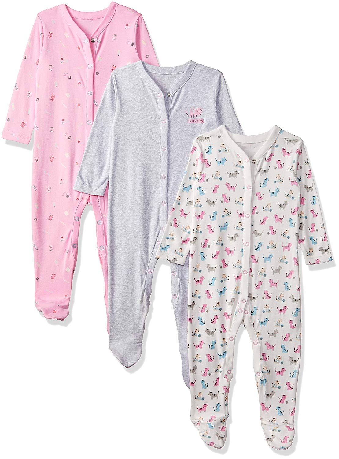 mothercare baby girl sleepsuits