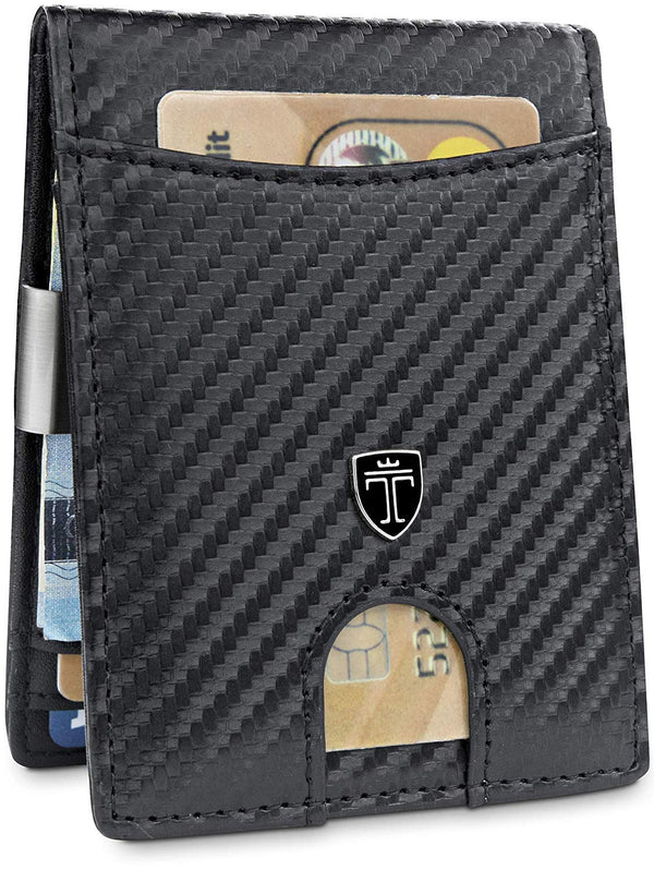 TRAVANDO ® Slim Wallet with Money Clip