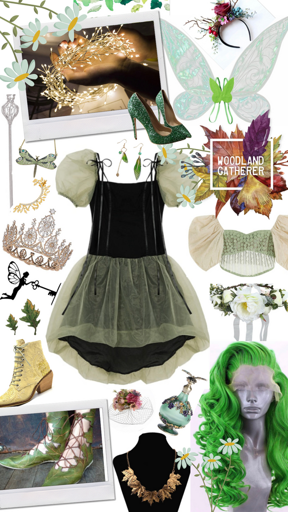 Woodland Gatherer Shoppable Look Books Vintage Fae Inspired OOTD