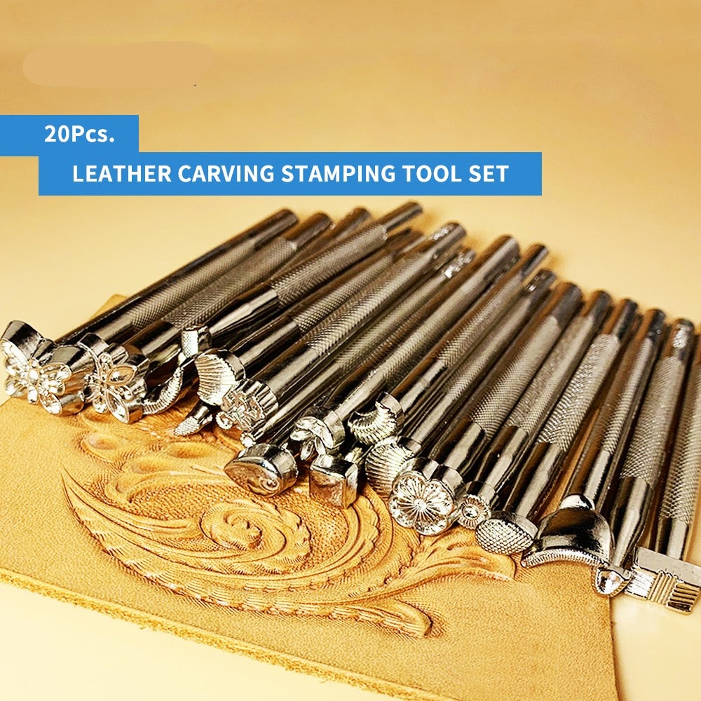 Leather Stamping Tools - 3-Piece Alphabet Beveler Stamp Set - Yahoo Shopping