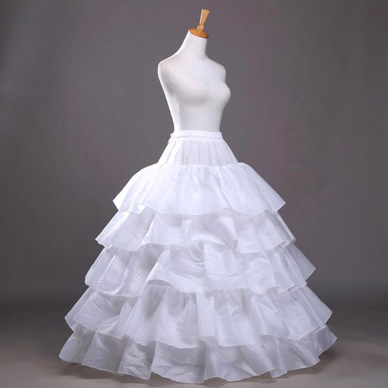 5-layer Lolita Petticoat Skirt Drawstring Adjustable Height and Waist