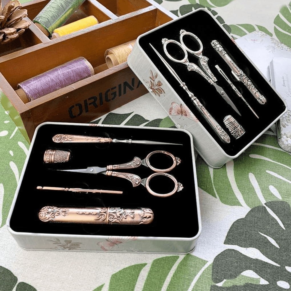 Egg Sewing Kit Wooden Darning Supplies Kit Handguard Tools For