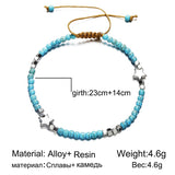 Boho Turquoise Shell Anklets