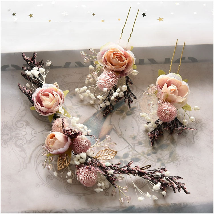 Wedding Hair Accessories Bridal Hair Bridesmaids Hair Clip Woodland Gatherer | Australian NZ Online Store | Gifts & Treasures | Special Occasions & Everyday Fun | Whimsical Treats | Jewellery | Fashion | Crafting DYI | Stationery | Boho Festival Fashion | Home Decor & Fittings