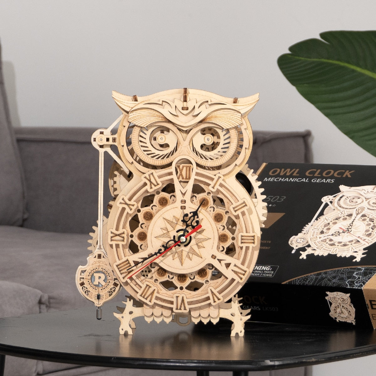 DIY 3D Owl Clock Wooden Model Kits Woodland Gatherer AU Gift Store