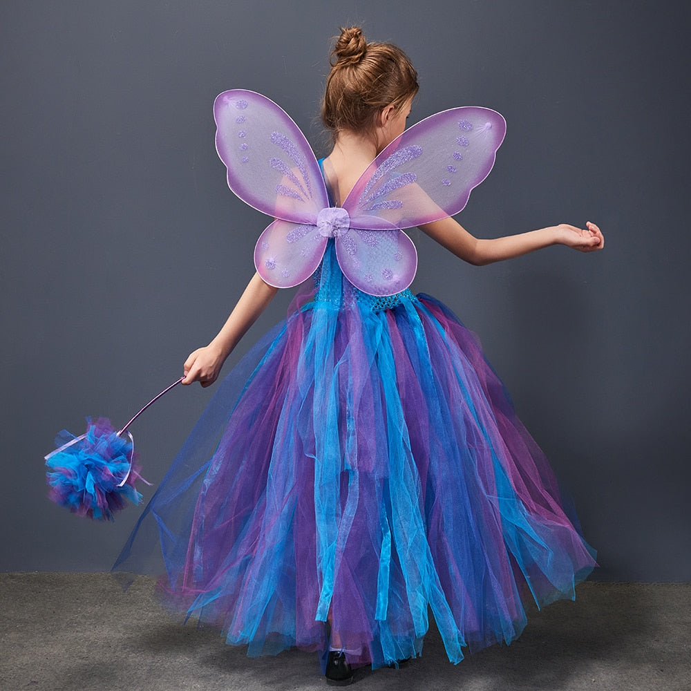 Peacock Fairy Girl Tutu Dress Kids Costume Woodland Gatherer AU SHOP