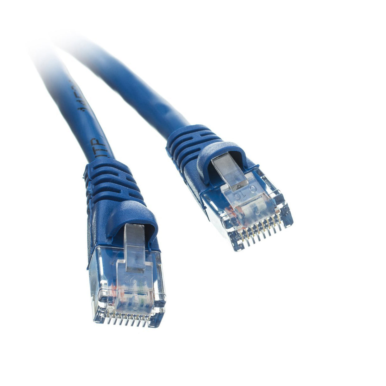 ACCL 10 Feet RJ45 Snagless/Molded Boot Blue Cat6a Ethernet Lan Cable
