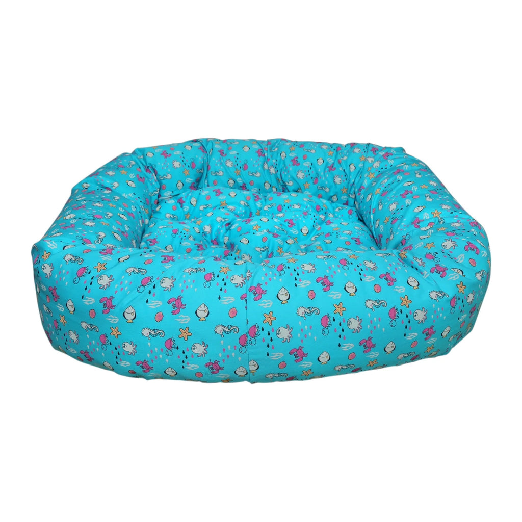 Dog Bed Sea World - Blue/Pink