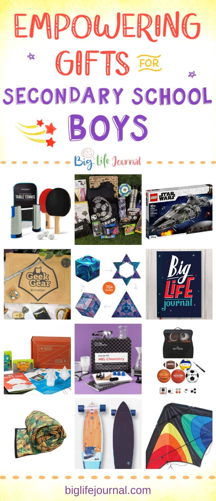 15 Gifts for Secondary School Boys