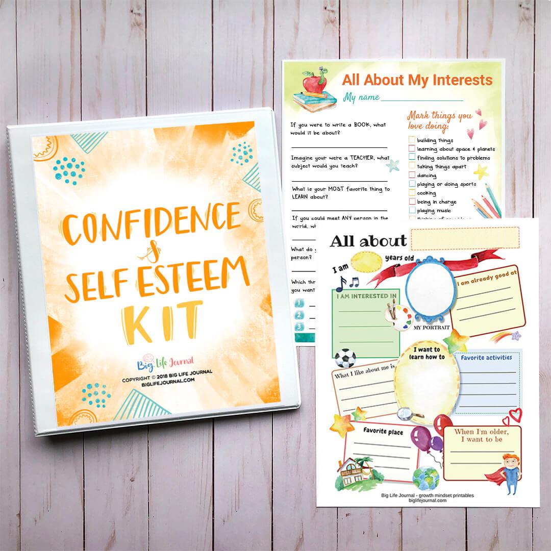 self esteem confidence kit pdf ages 5 11 big life journal uk