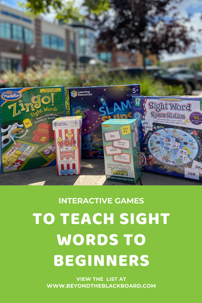 Interactive Games to Teach Sight Words to Beginners