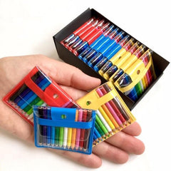 mini pencils in a pouch