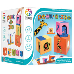 Peek a Zoo preschool puzzle game